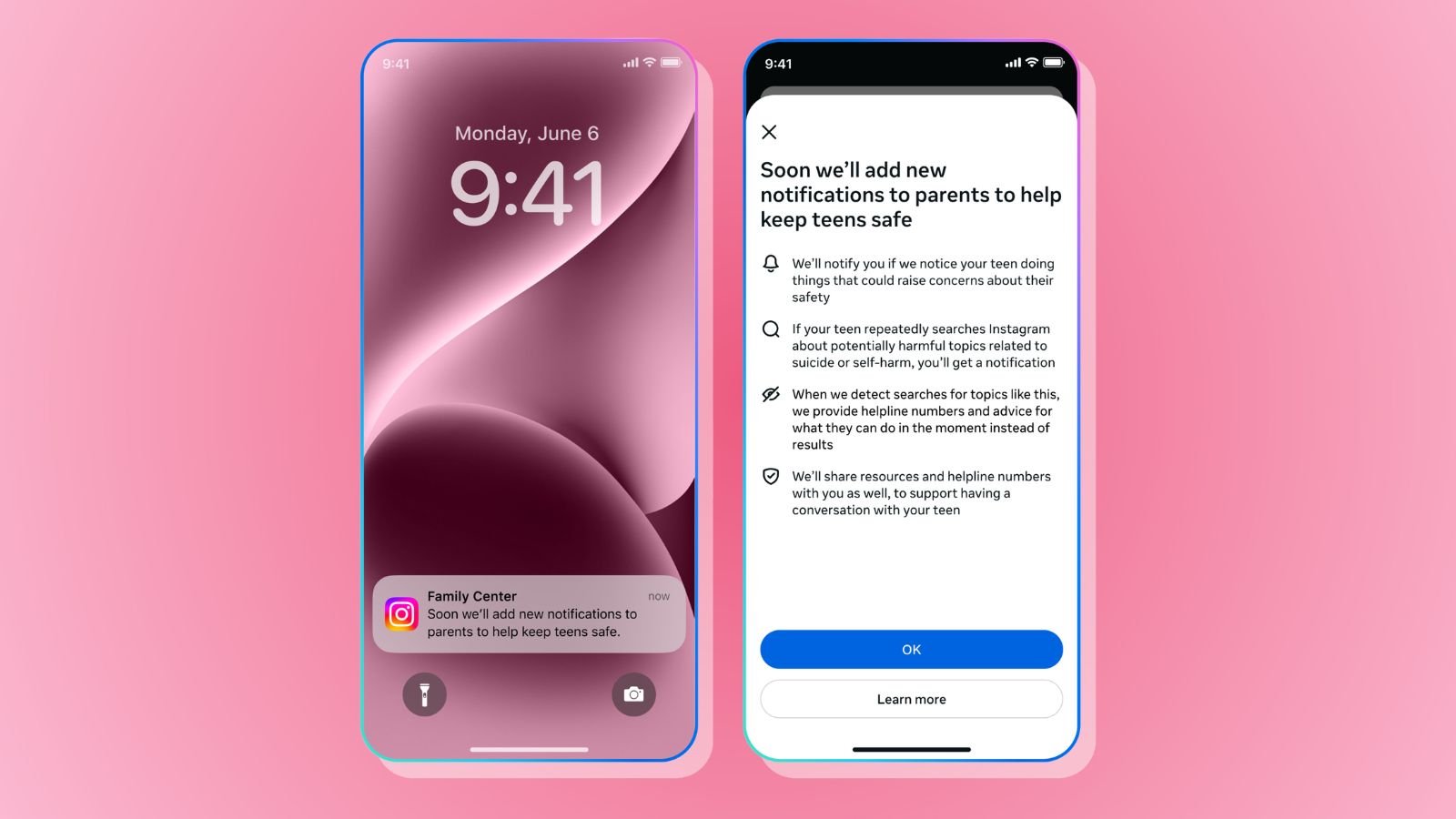 Instagram rolls out global alerts for teen self-harm searches