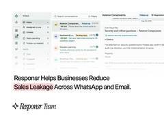 Responsr Brings WhatsApp and Email Into One AI Inbox, Stops losing leads