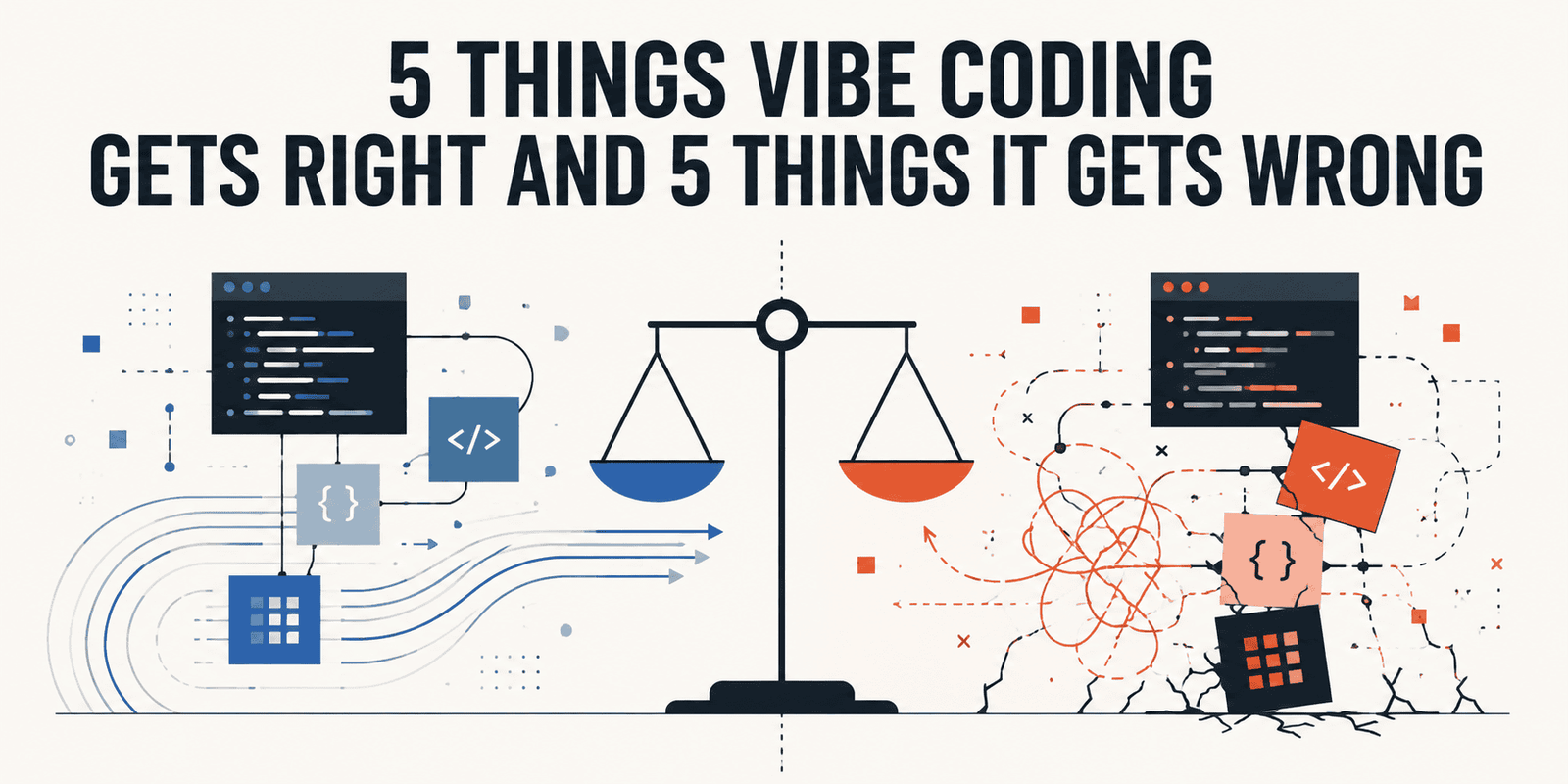 5 Things Vibe Coding Gets Right and 5 Things It Gets Wrong - KDnuggets