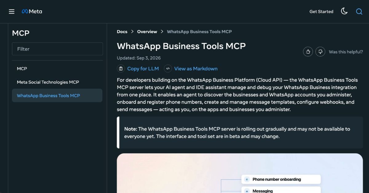 WhatsApp Business Tools MCP: AI Onboarding Automation