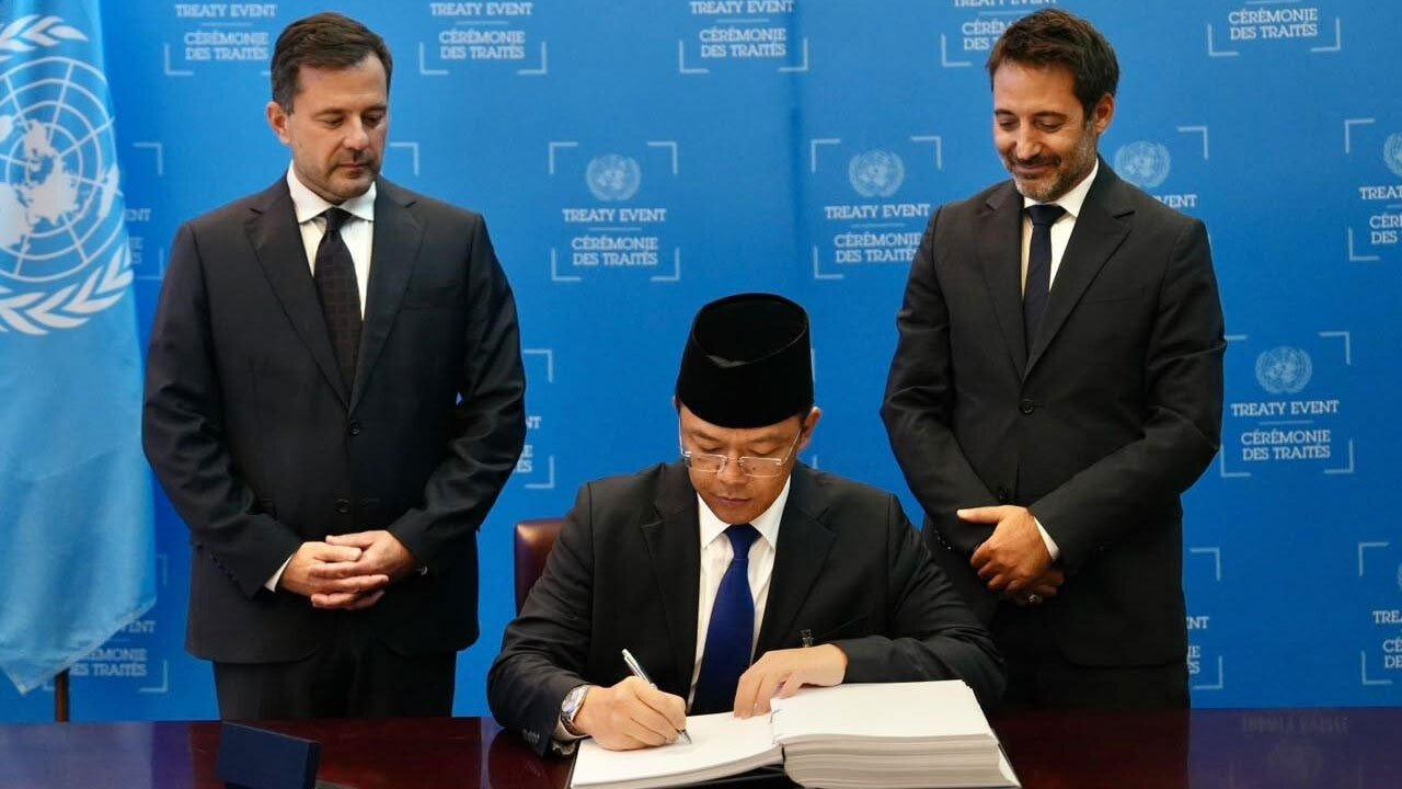 Indonesia signs UN treaty to combat, prevent cybercrime