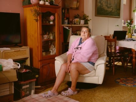 Ellen in her mother’s lounge room