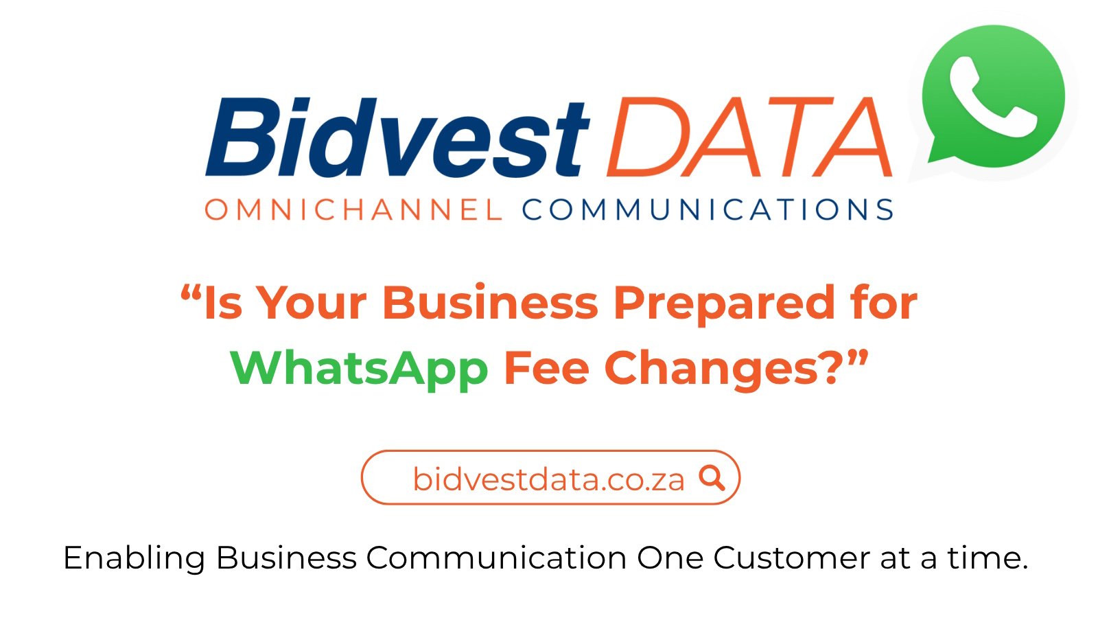 WhatsApp is about to cost more. Bidvest Data has already built the alternative