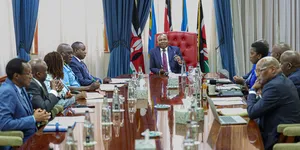 Deputy President Kithure Kindiki during a meeting with the leadersip of security agencies in Kenya on Tuesday, September 29, 2026.