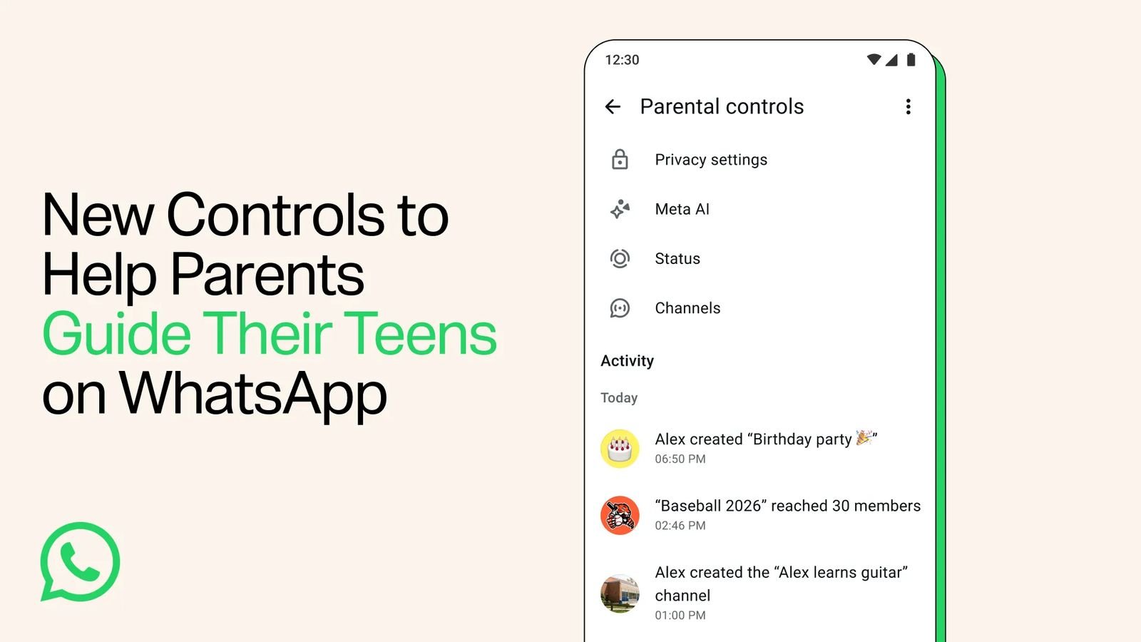 WhatsApp gives parents more control over teen accounts