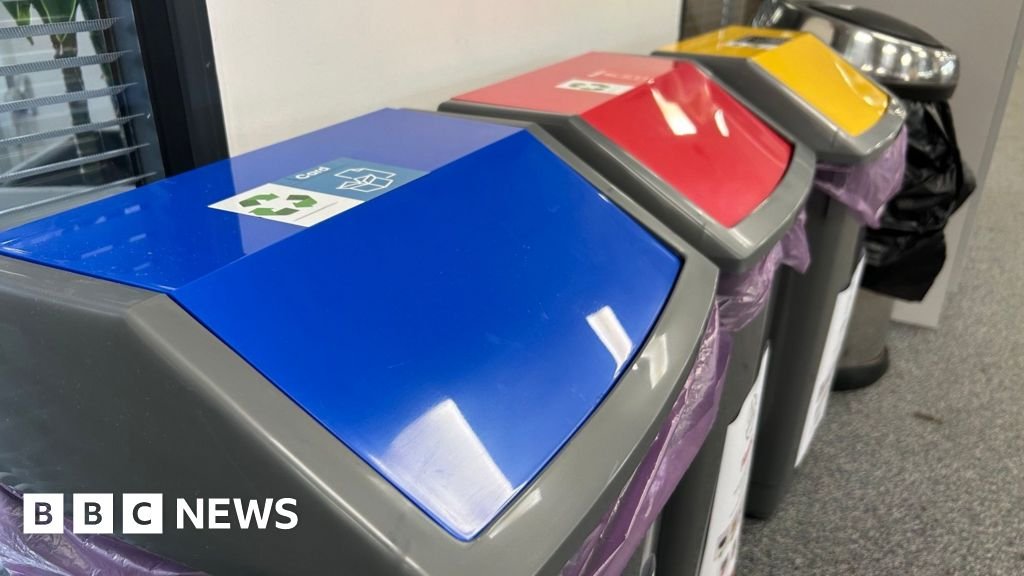 People in Wales don't recycle at work like they do at home