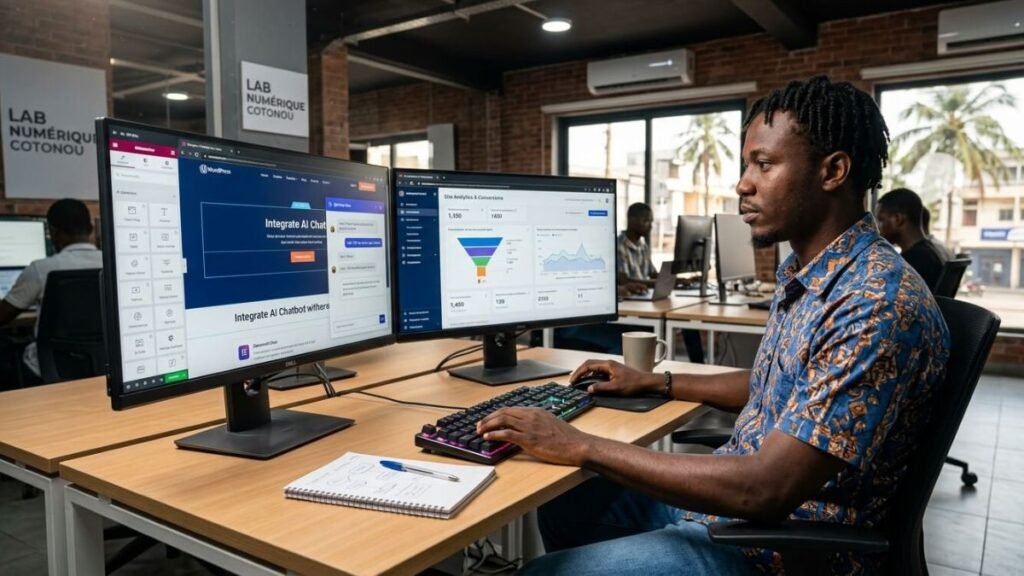 Build AI web platforms computer workstation in Cotonou at Justfine Academy