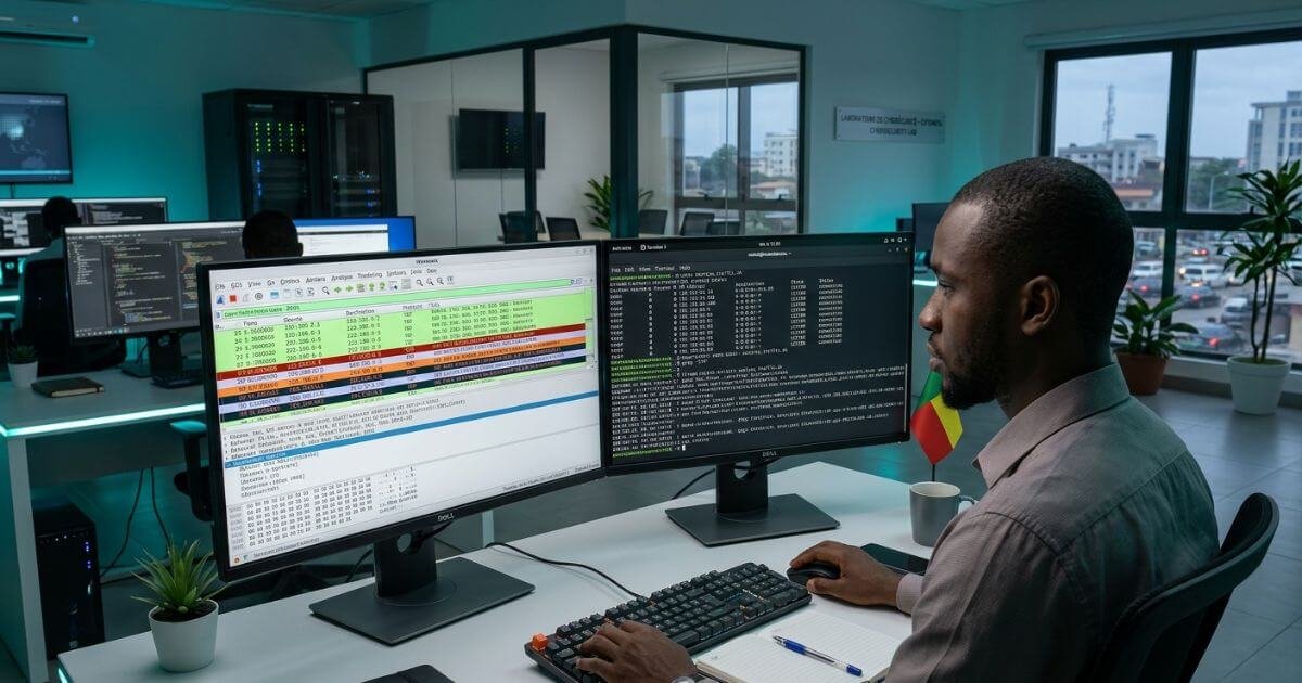 Wireshark lab walkthrough defensive packet analysis station at Justfine Academy Akpakpa