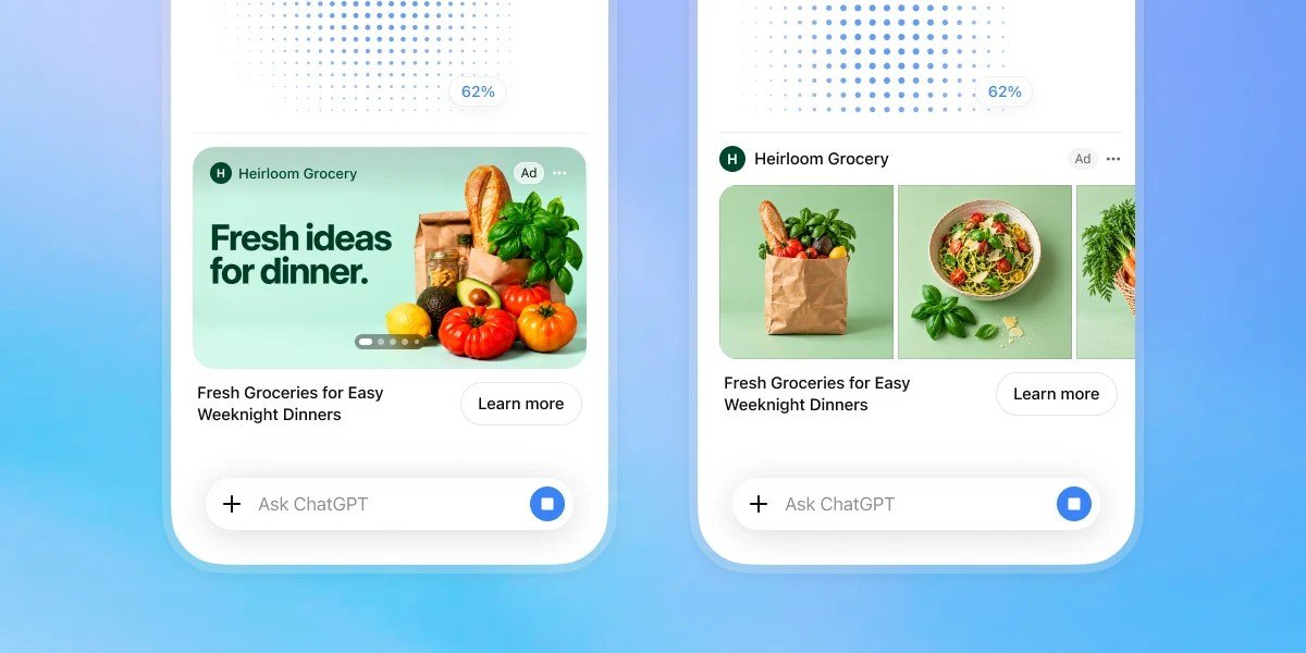 OpenAI launches visual ads that appear alongside image generation results | TechCrunch
