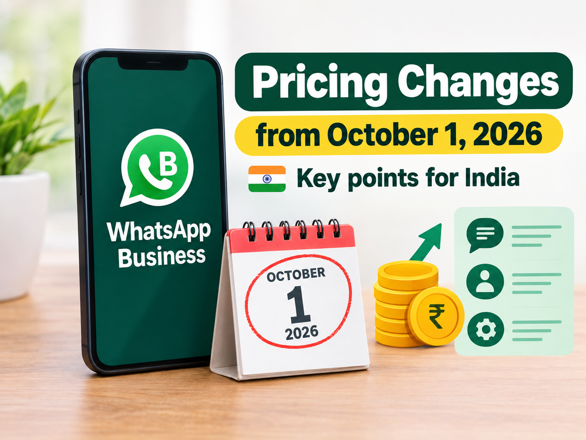 WhatsApp Business pricing changes from October 1, 2026: Key points for India - The Economic Times